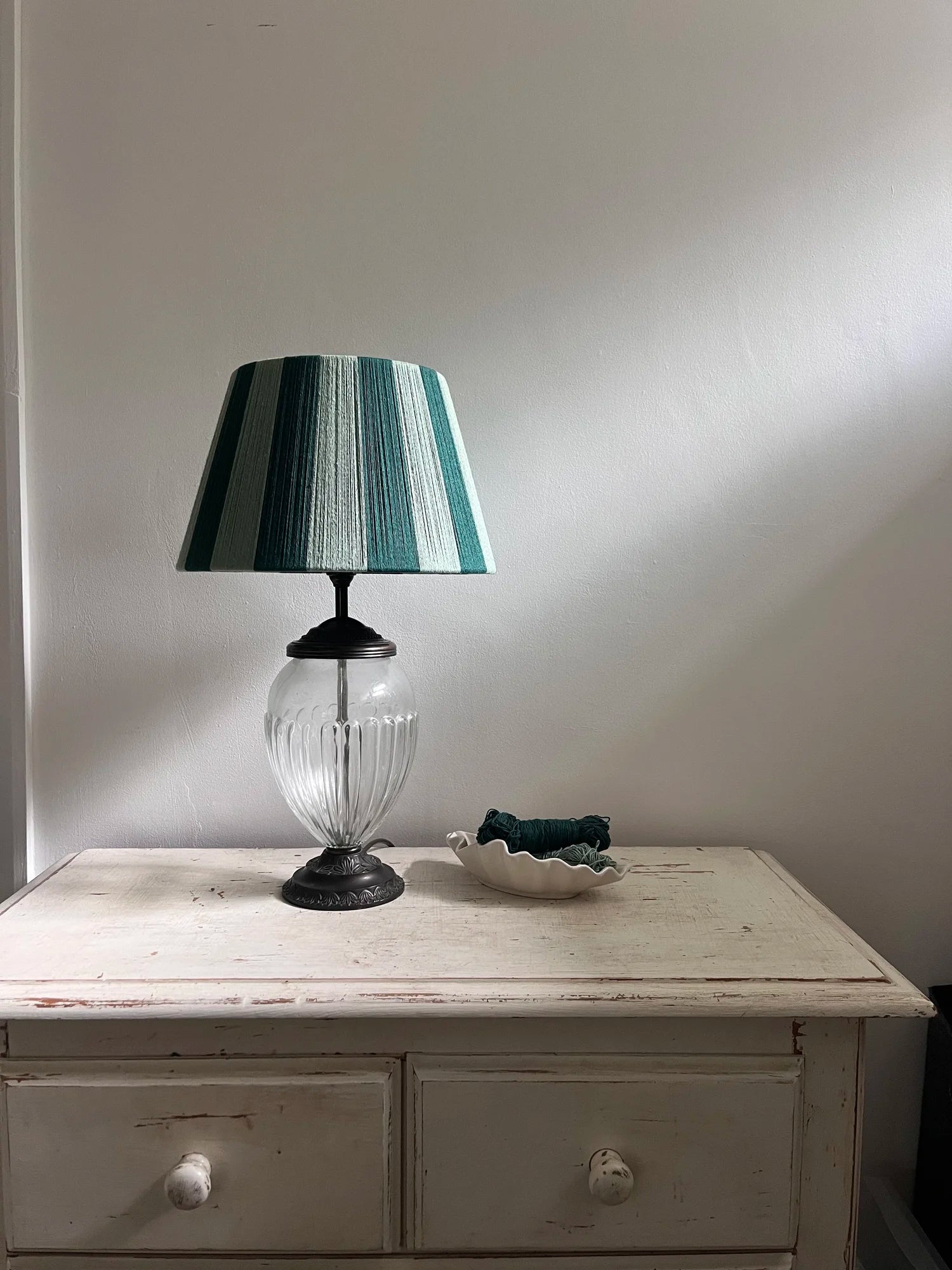Forest | The Forest and Sage Green Stripe String Lampshade