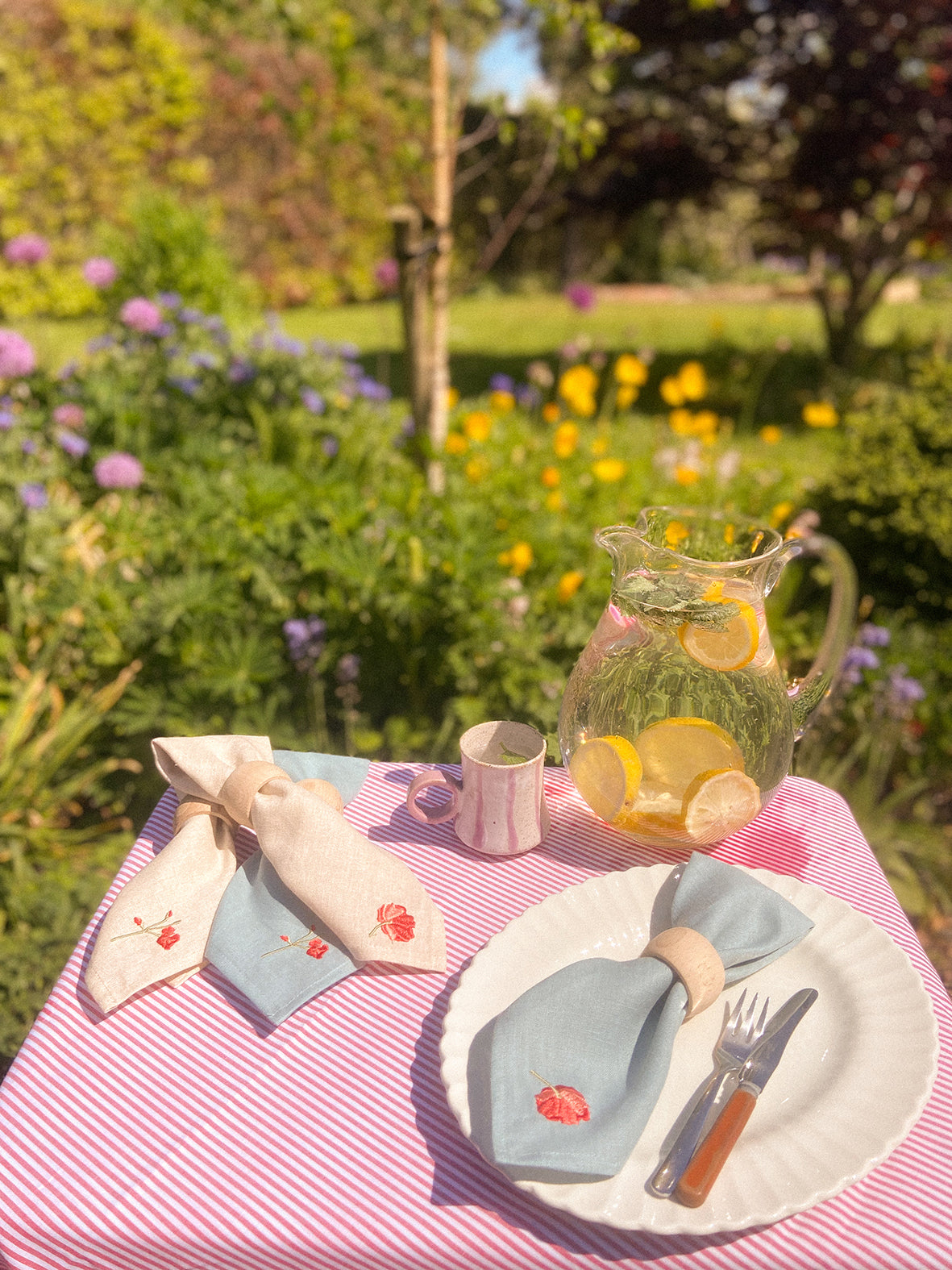 Geranium Napkins (set of 4)