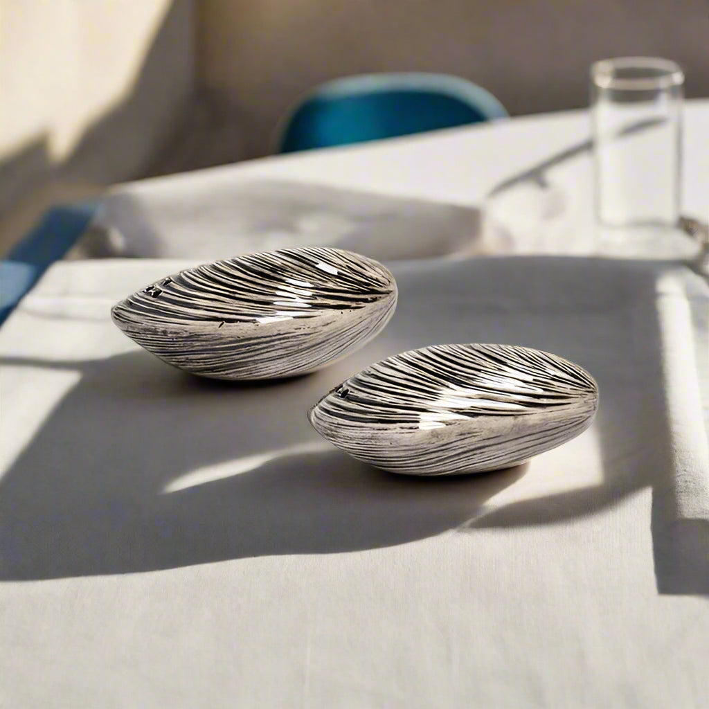 Mussel Salt  Pepper Shakers