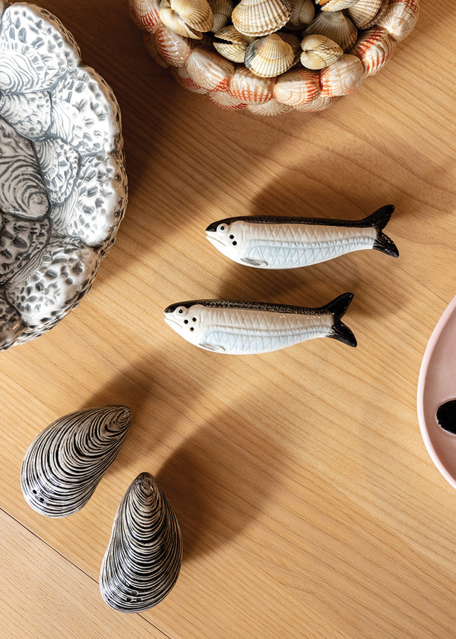 Sardine Salt  Pepper Shakers
