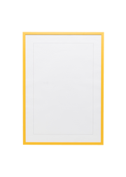 Naples Yellow Wood Picture Frame