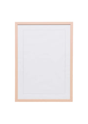 Plaster Pink Wood Picture Frame