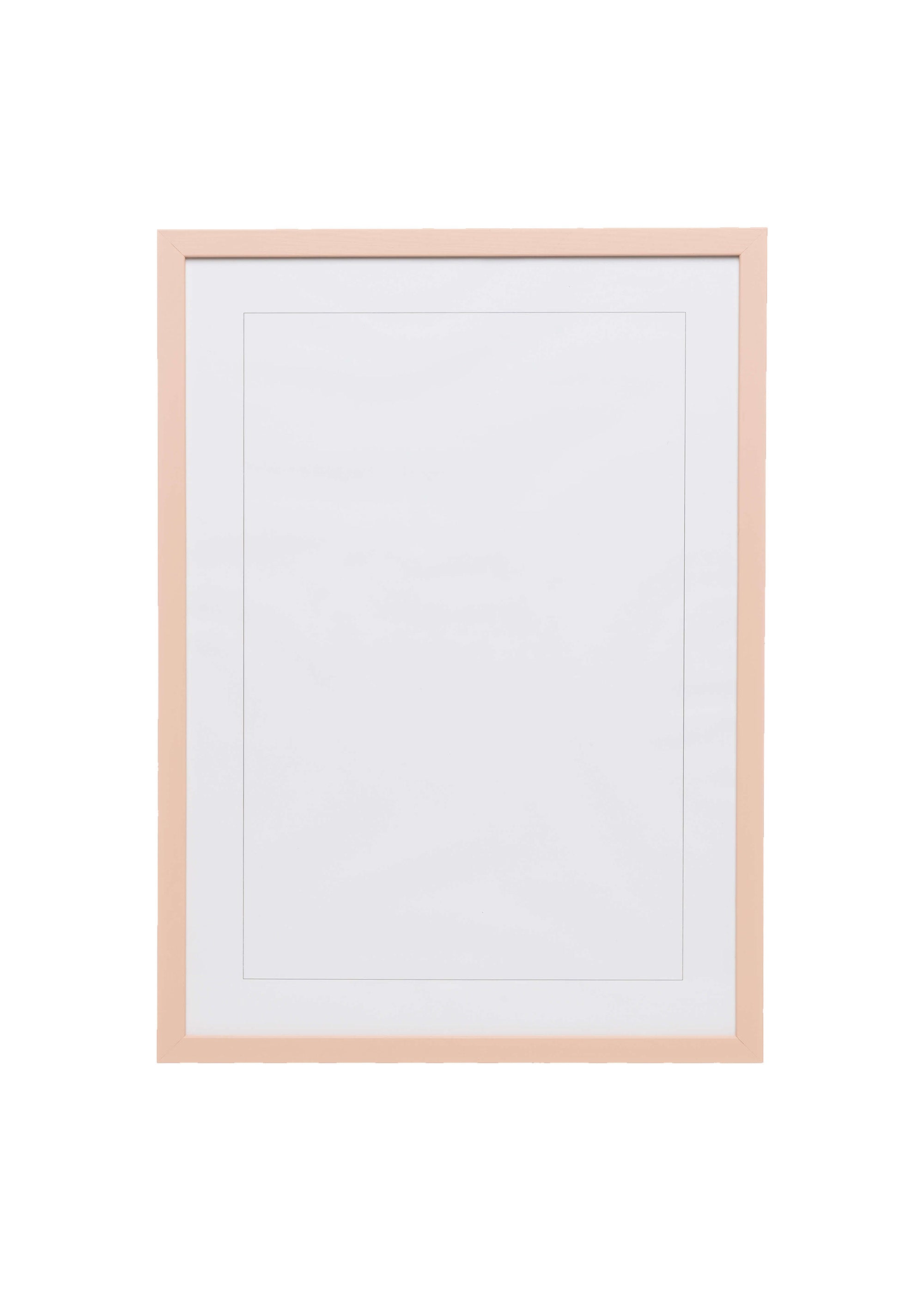 Plaster Pink Wood Picture Frame