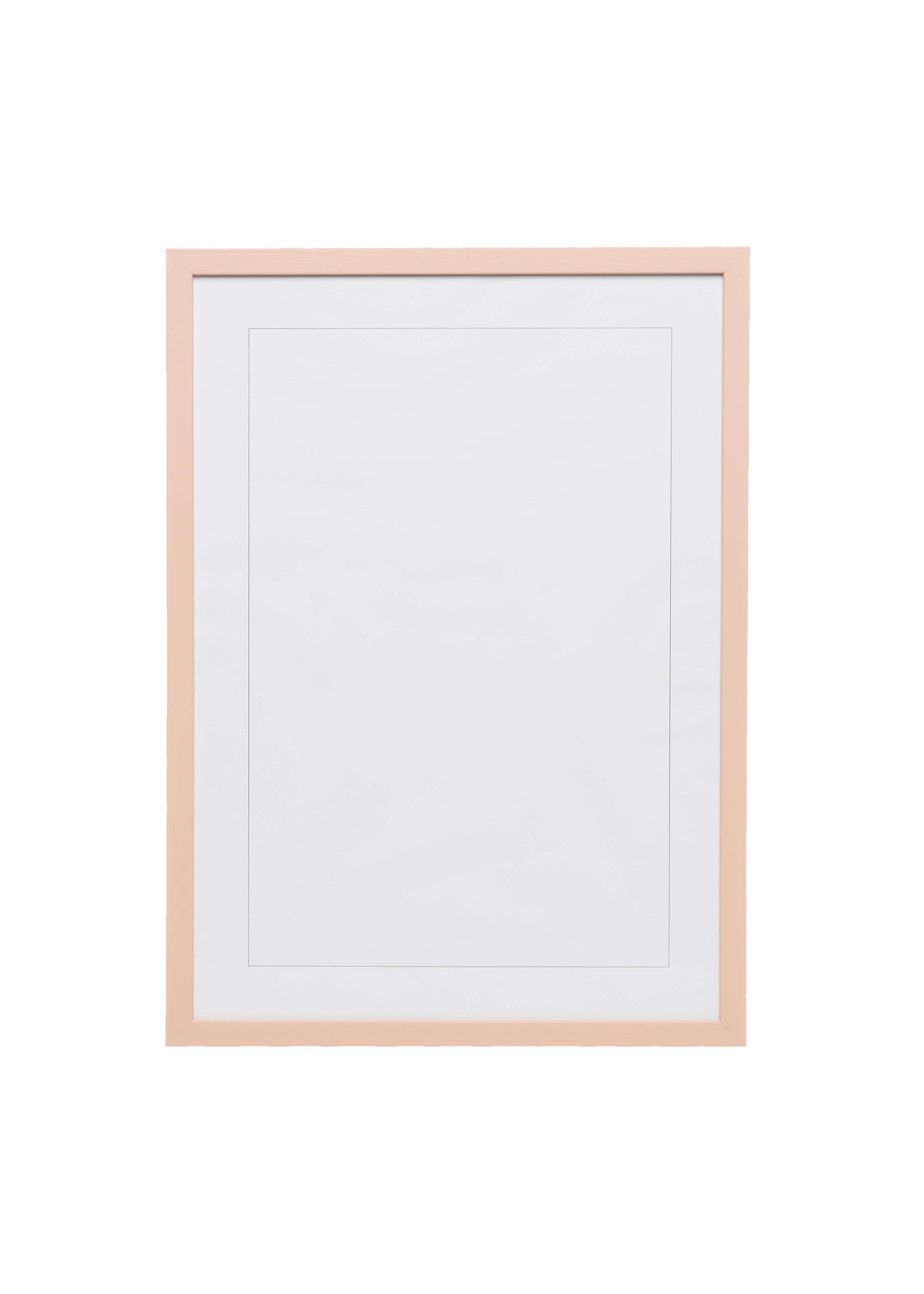 Plaster Pink Wood Picture Frame