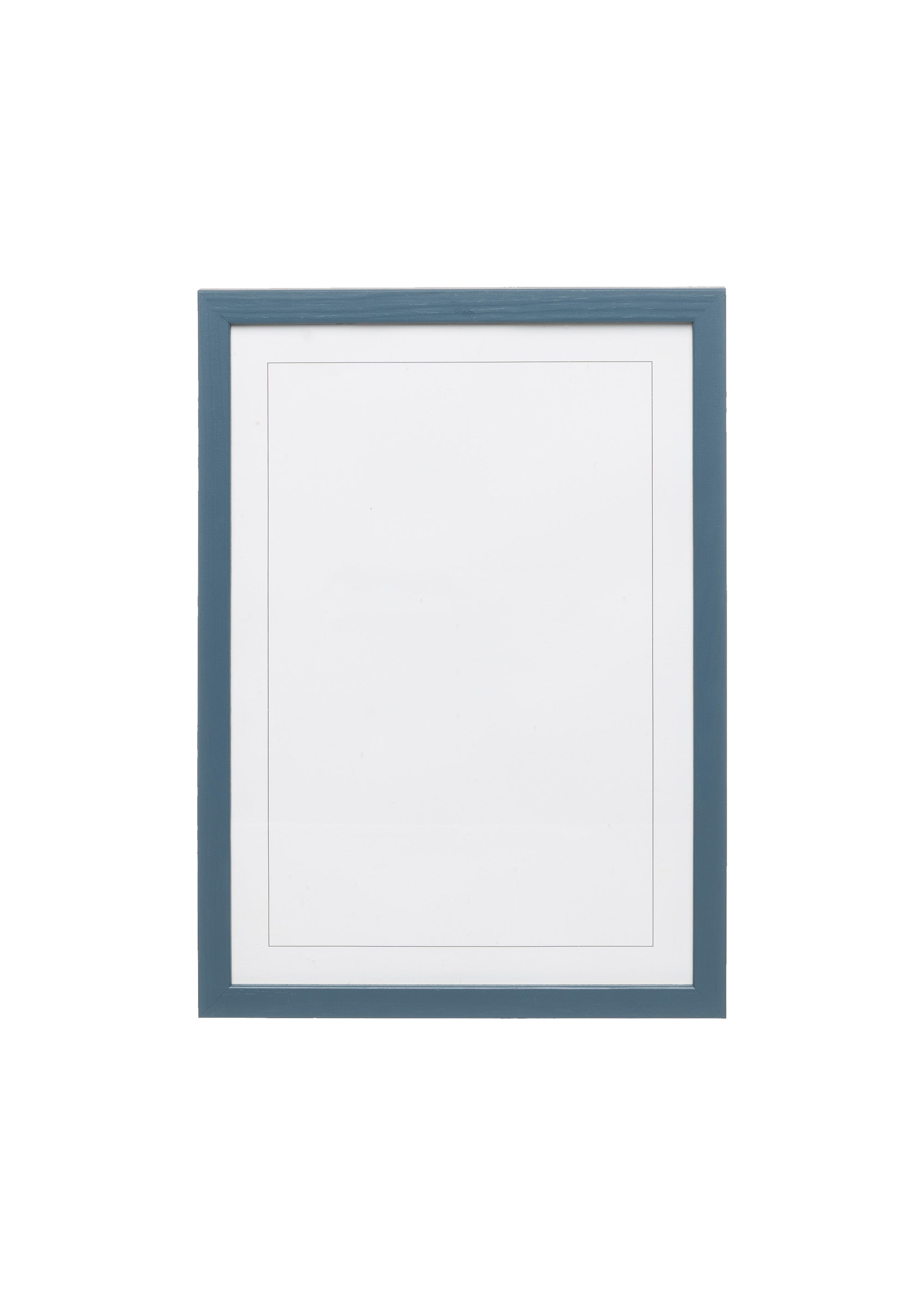 Petrol Blue Wood Picture Frame