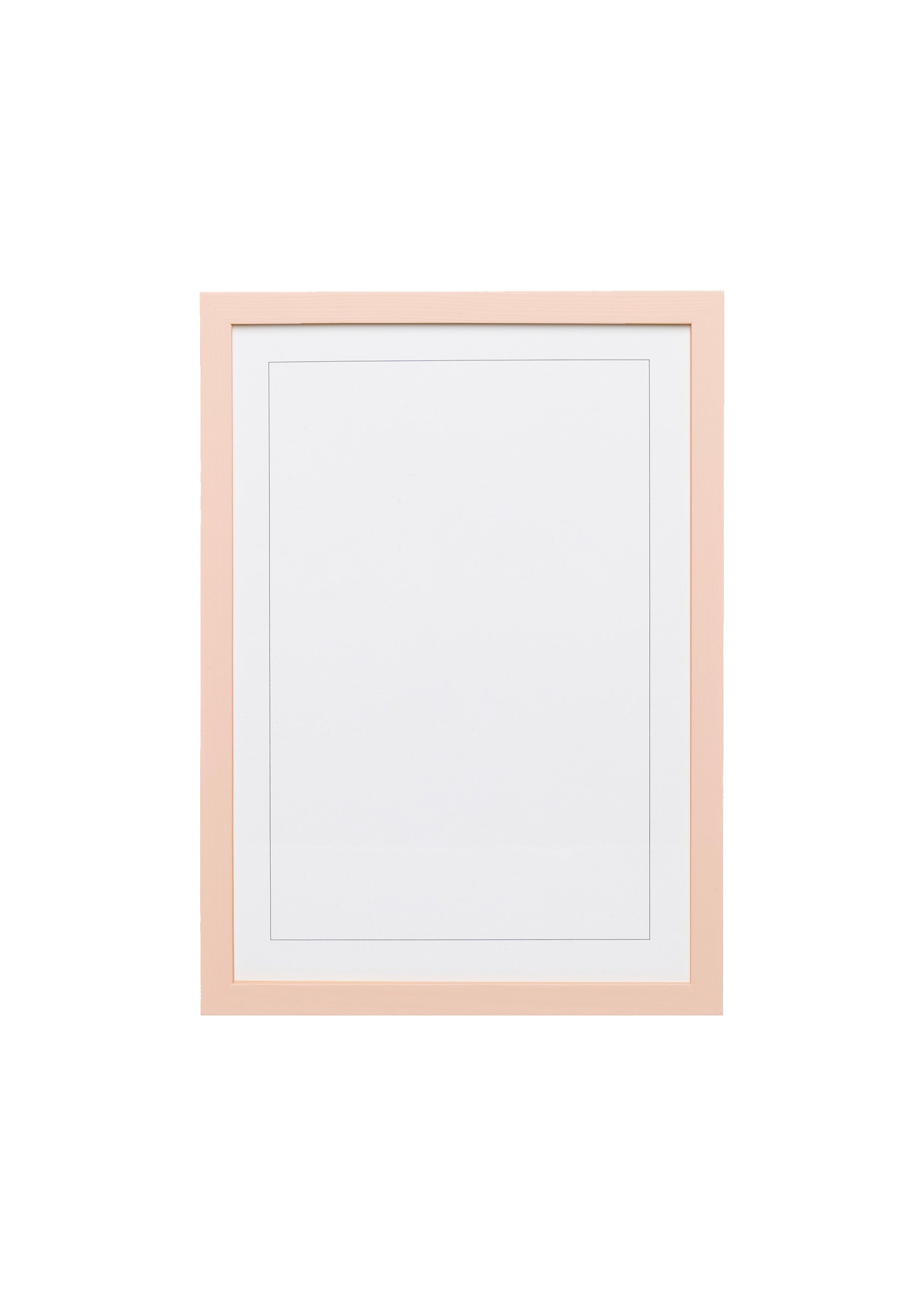 Plaster Pink Wood Picture Frame