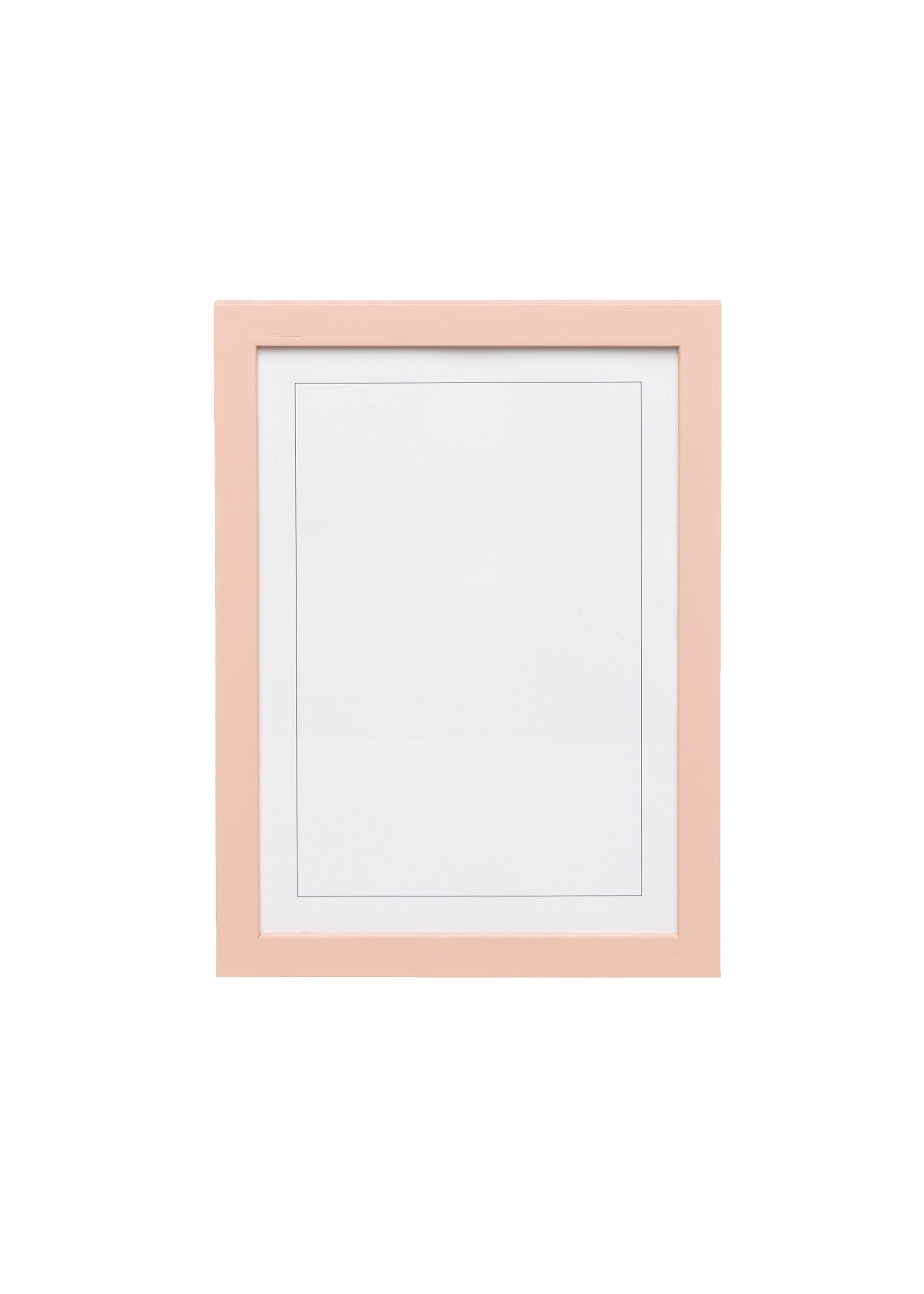 Plaster Pink Wood Picture Frame