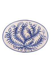 Large Blue Vina Platter