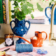 Splatterware Two Handle Vase