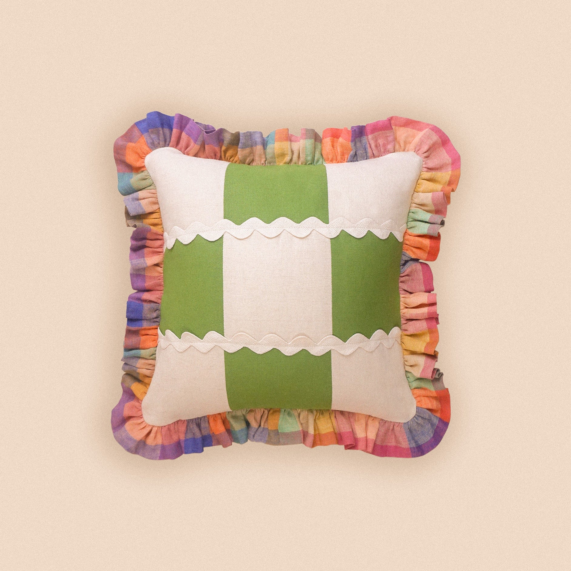 Checkerboard cushion