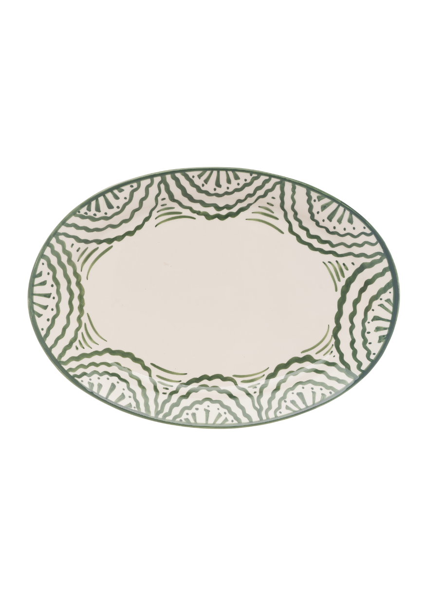 Large Green Platter