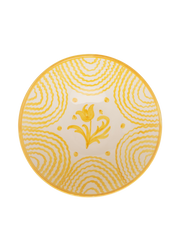 Flor Very Large Yellow Serving Bowl