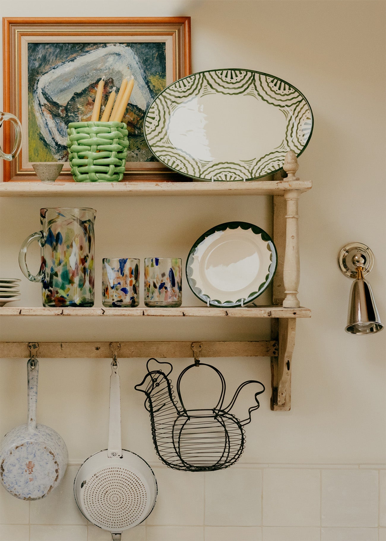 Large Green Platter