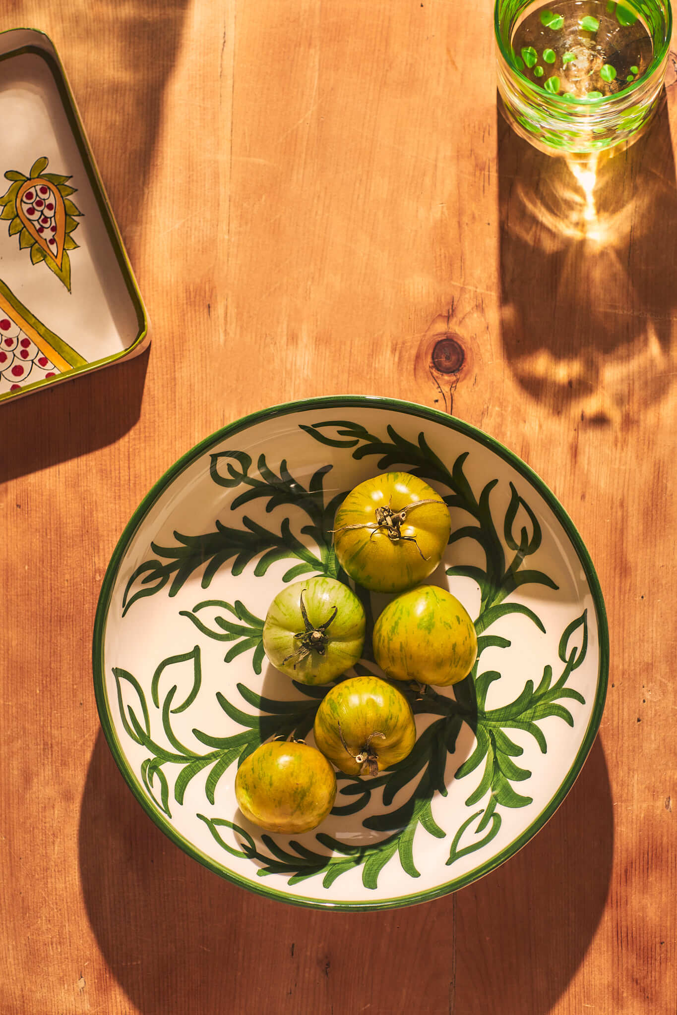 Green Vina Large Bowl