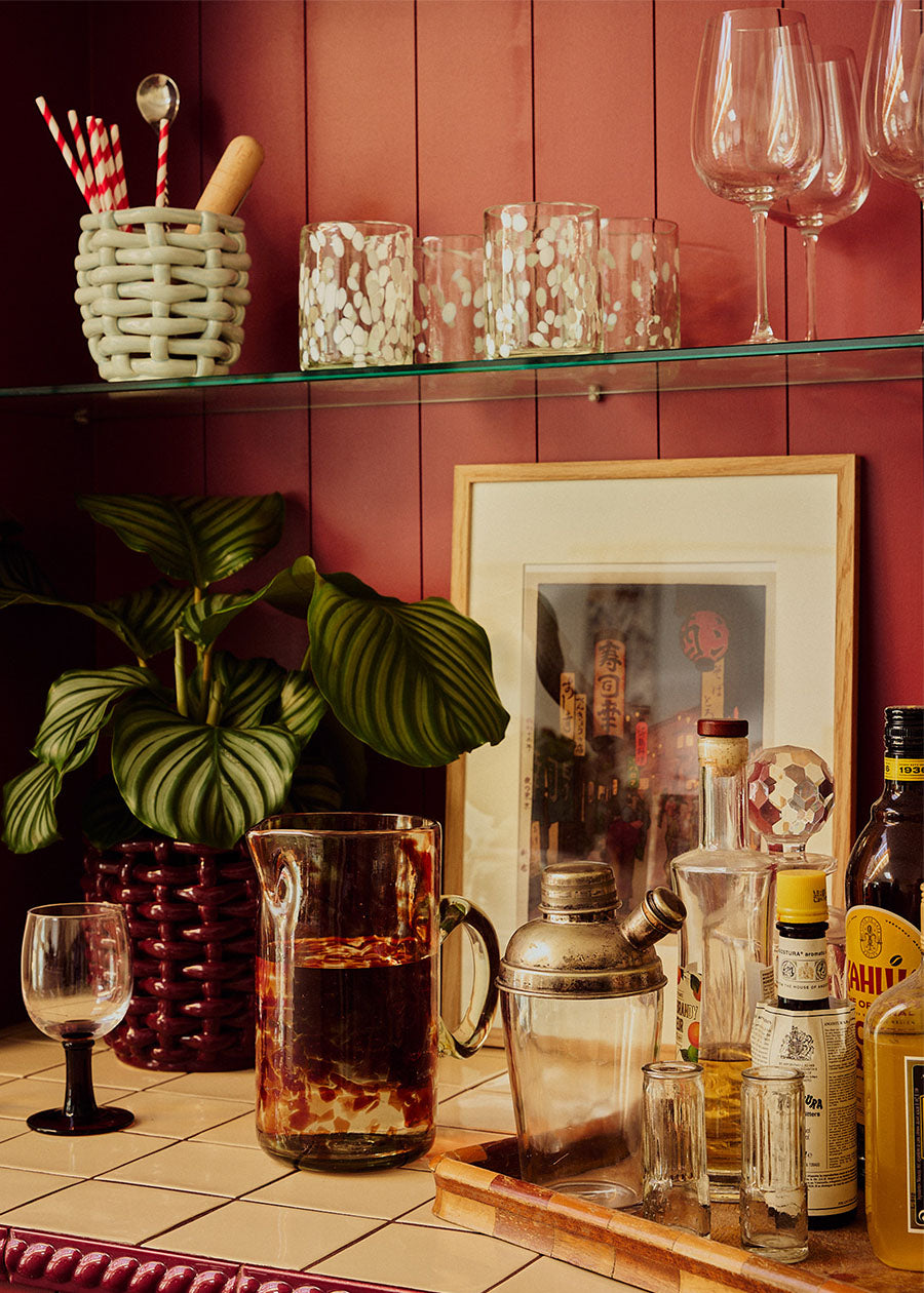 Oro Jug and 4 Tumblers Set