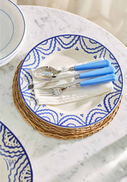 Sky Blue Set of 2 Dessert Spoons
