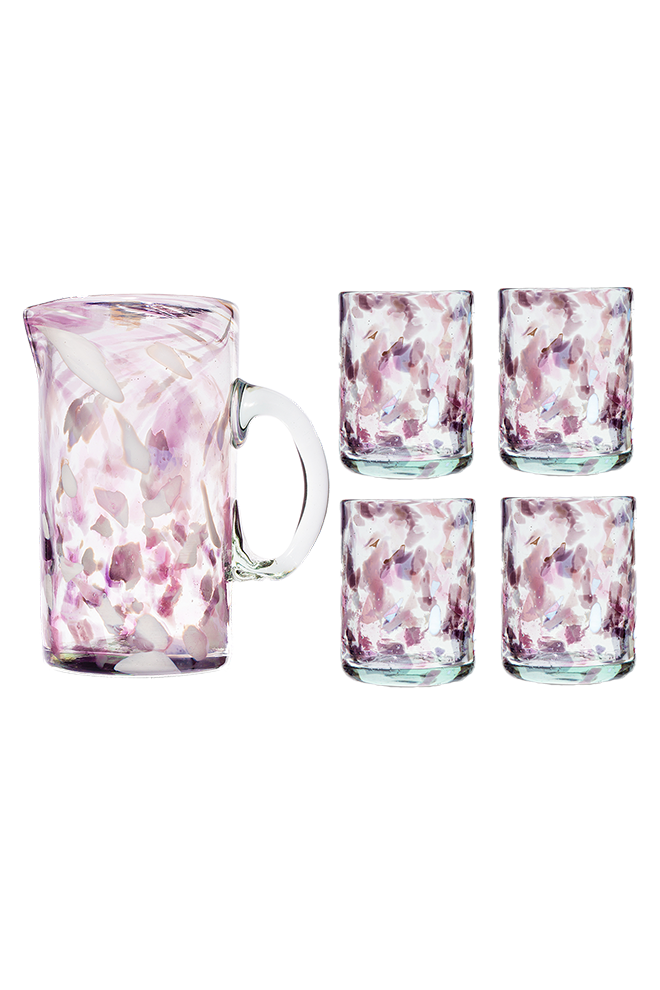 Morada Jug and 4 Tumblers Set