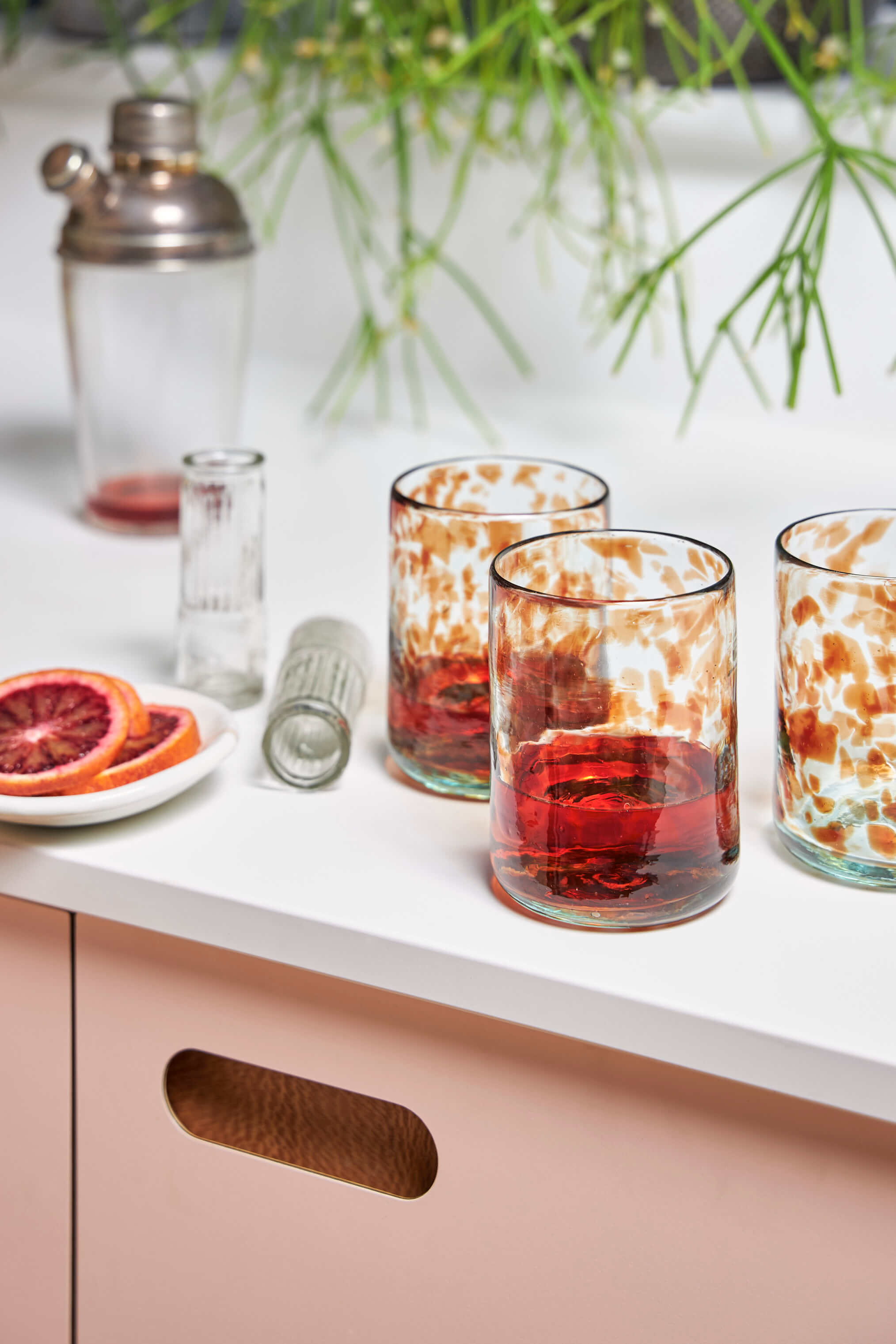Oro Jug and 4 Tumblers Set