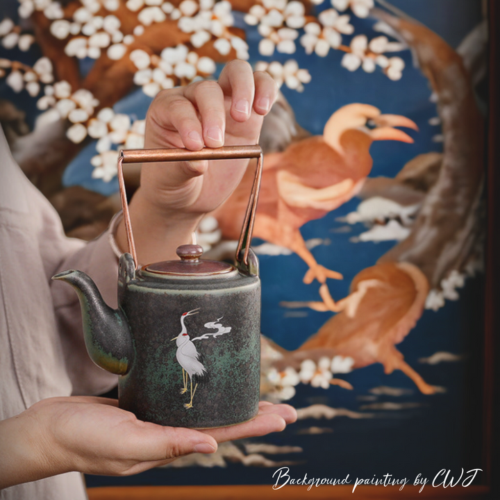 Small traditional "Wǔ Qīng Fēng" teapot - 10.5oz