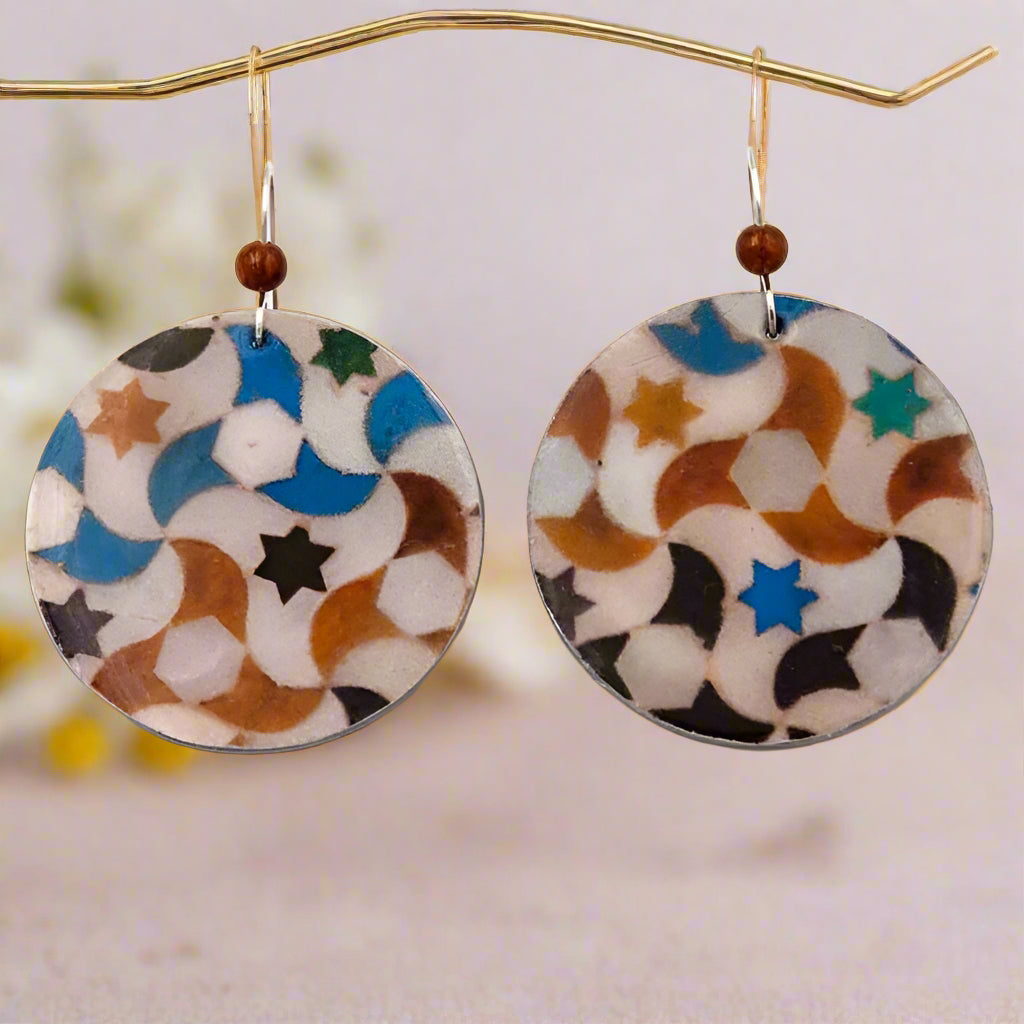 Round Colorful Earrings Trevélez