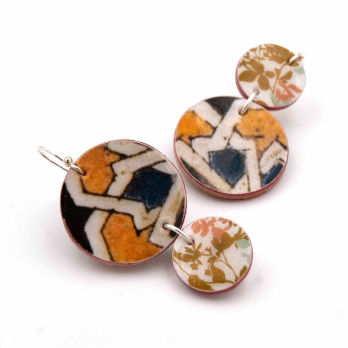 Colorful Asymmetrical Earrings Zújar