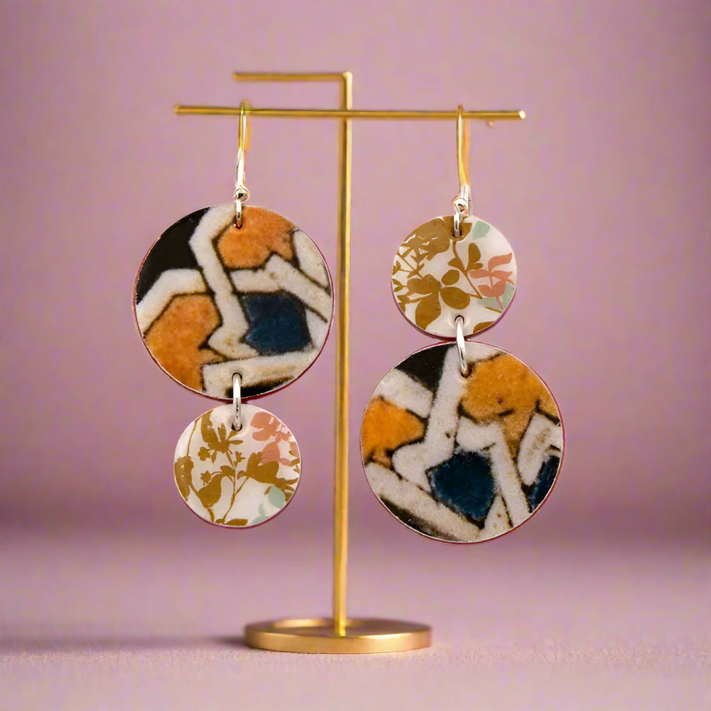 Colorful Asymmetrical Earrings Zújar