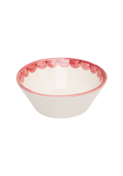 Pink Scallop Bowl