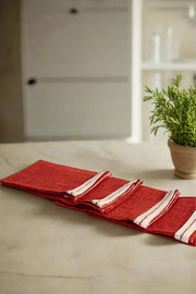 Wavy Piping Detail Napkins