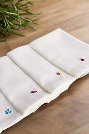 Hand Embroidered Cheeky Napkins (Design 2)