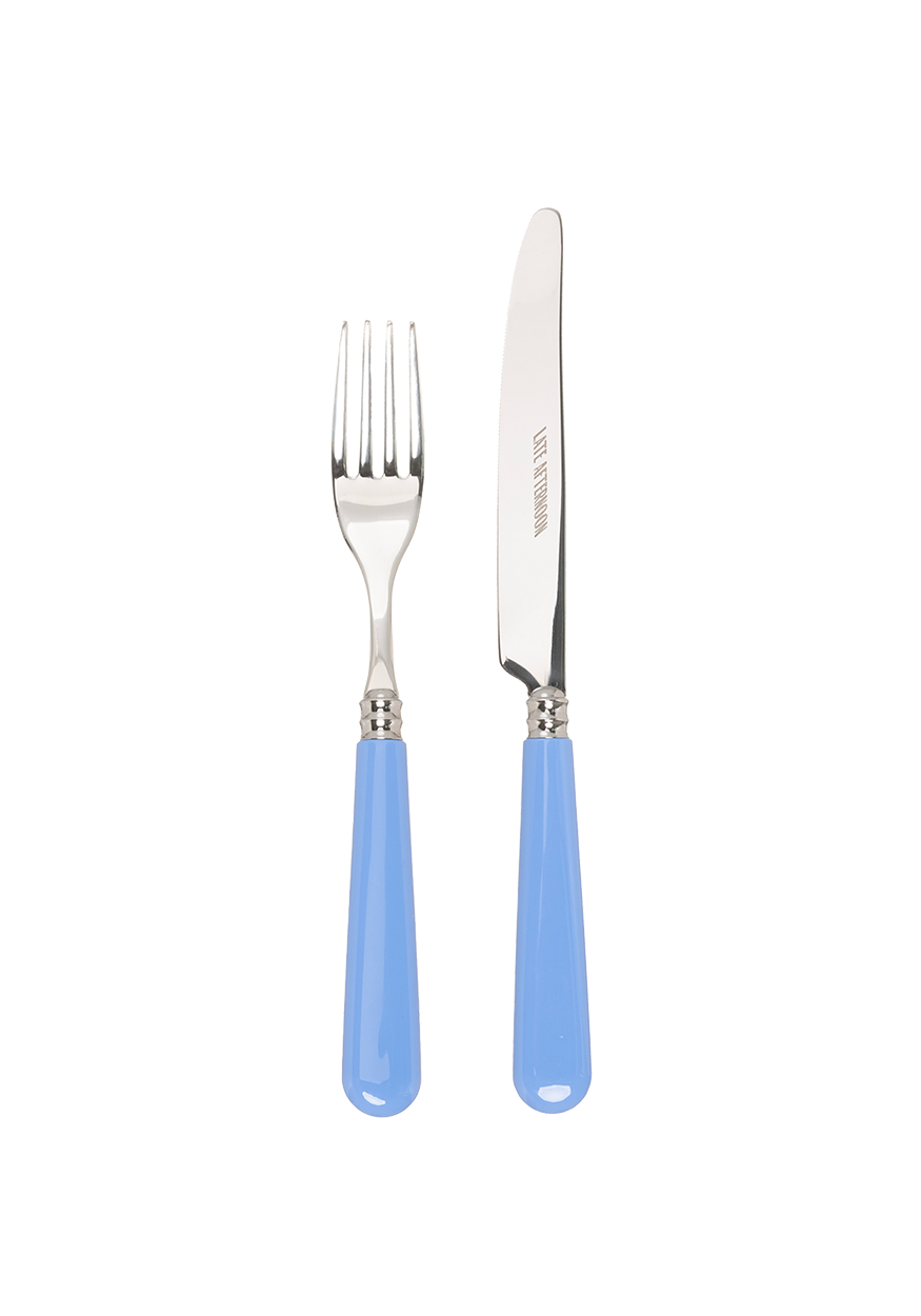 Sky Blue Knife and Fork Set