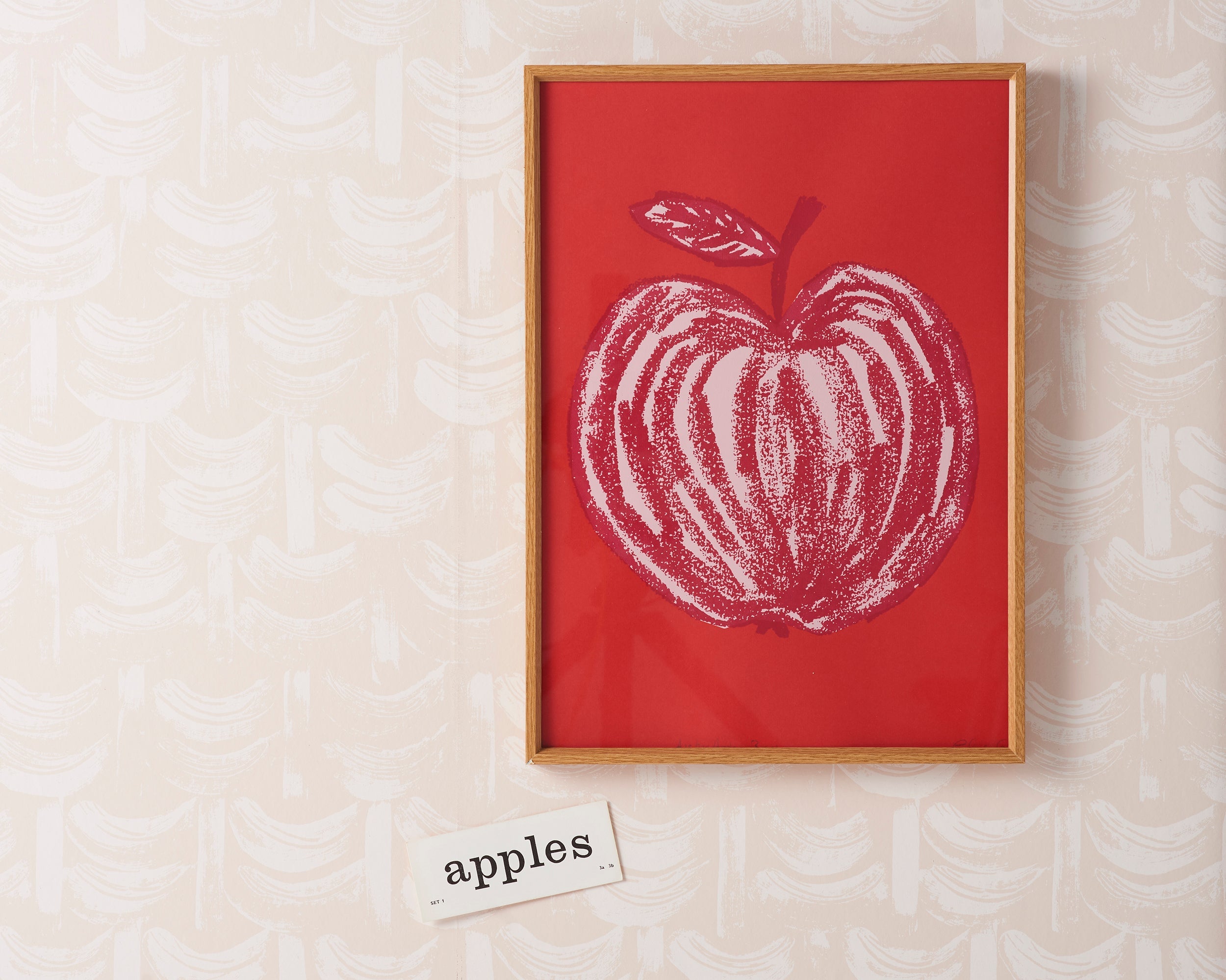 A is for Apple Print | Braeburn Red