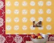 A is for Apple Border | Pink Red