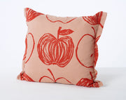 A is for Apple Cushion | Pink