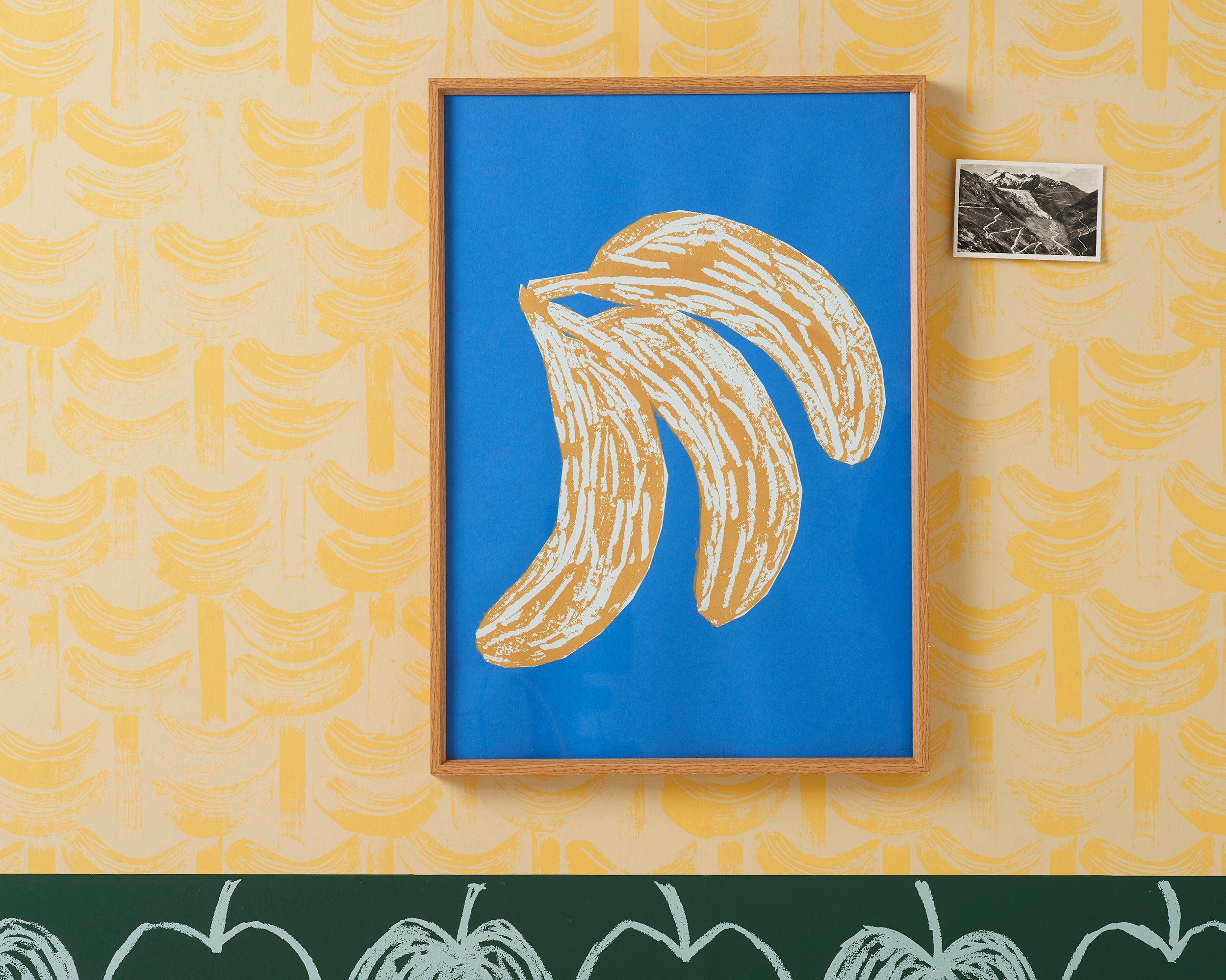 Banane Print  | Split Blue
