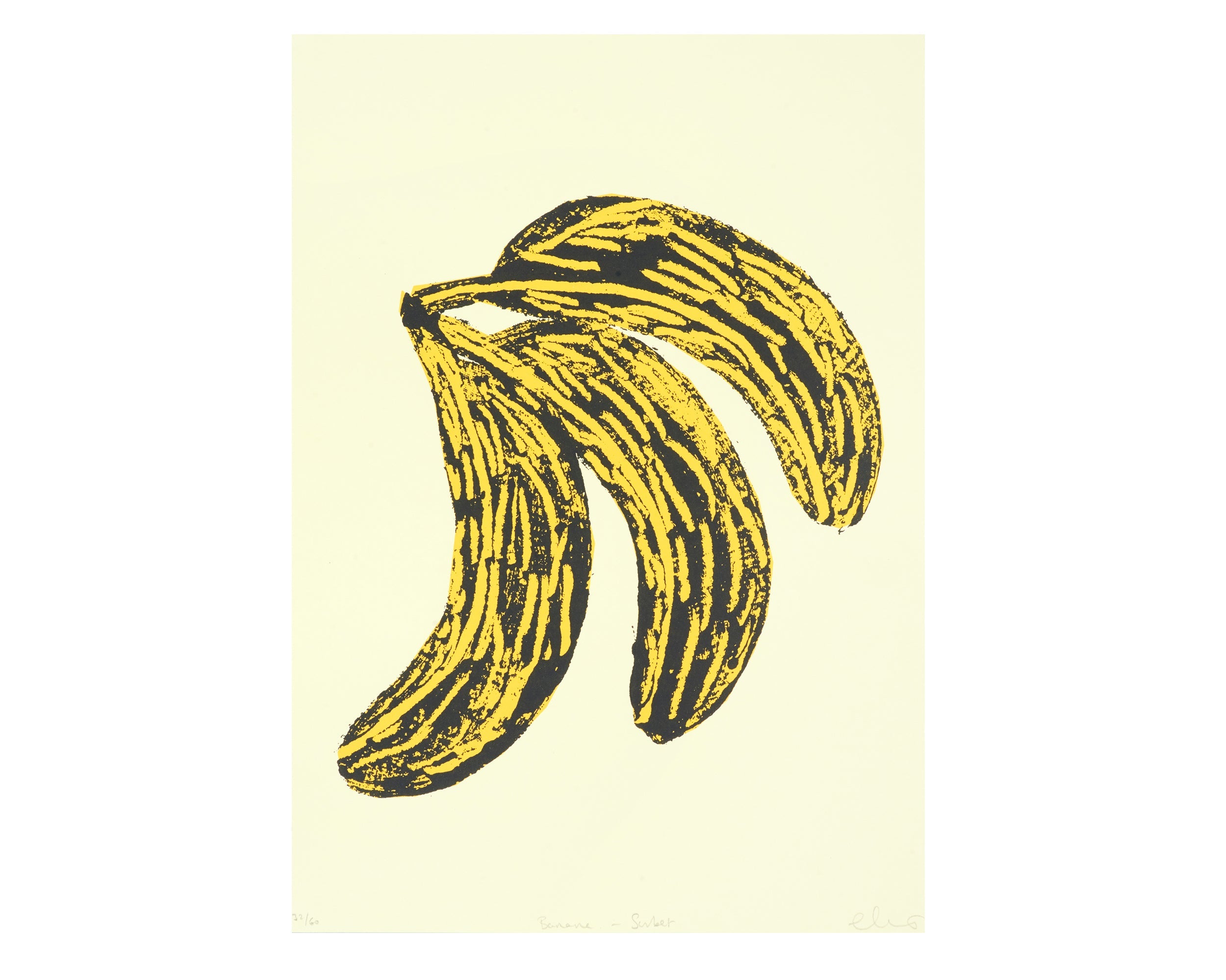 Banane Print  | Sorbet Yellow