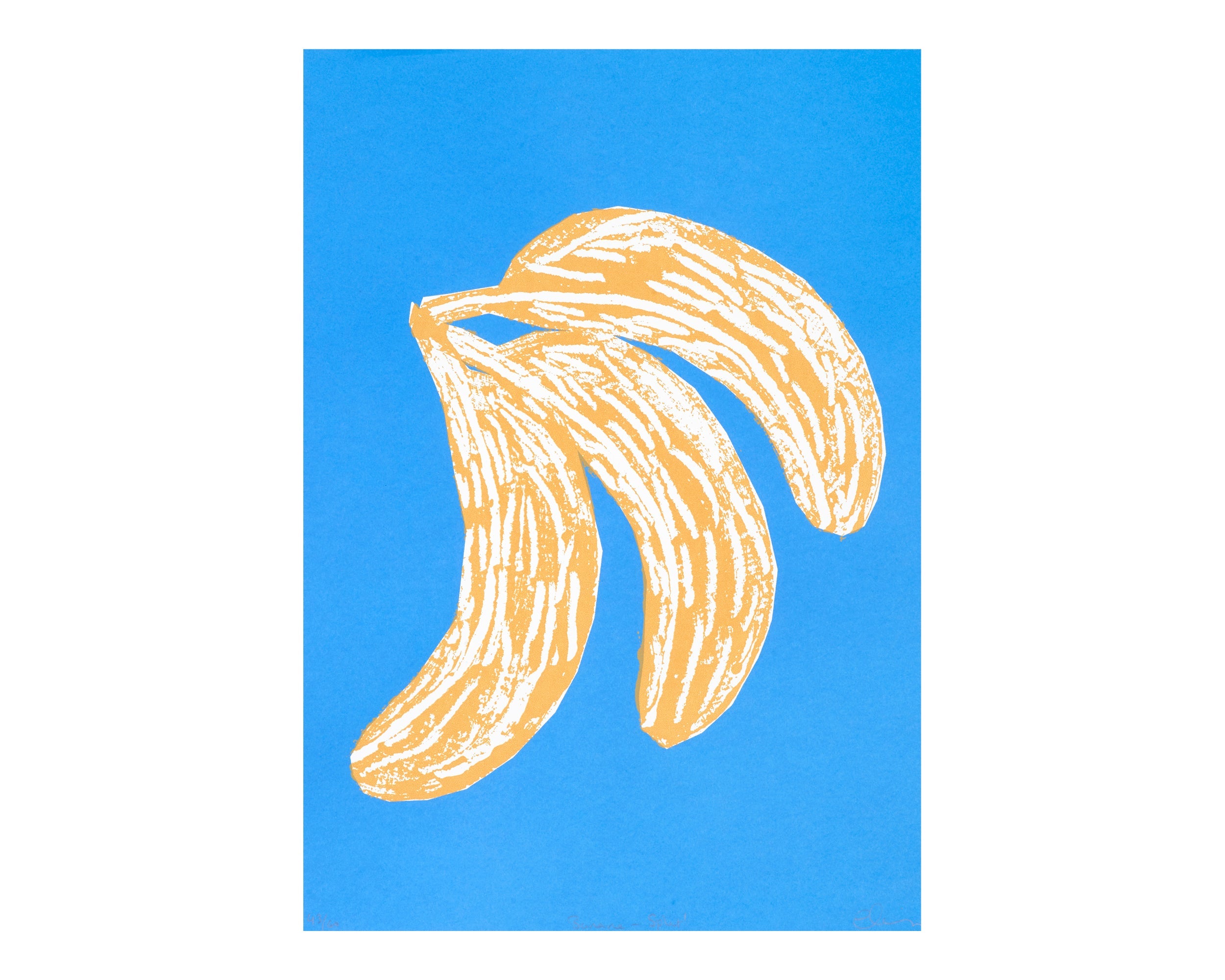 Banane Print  | Split Blue