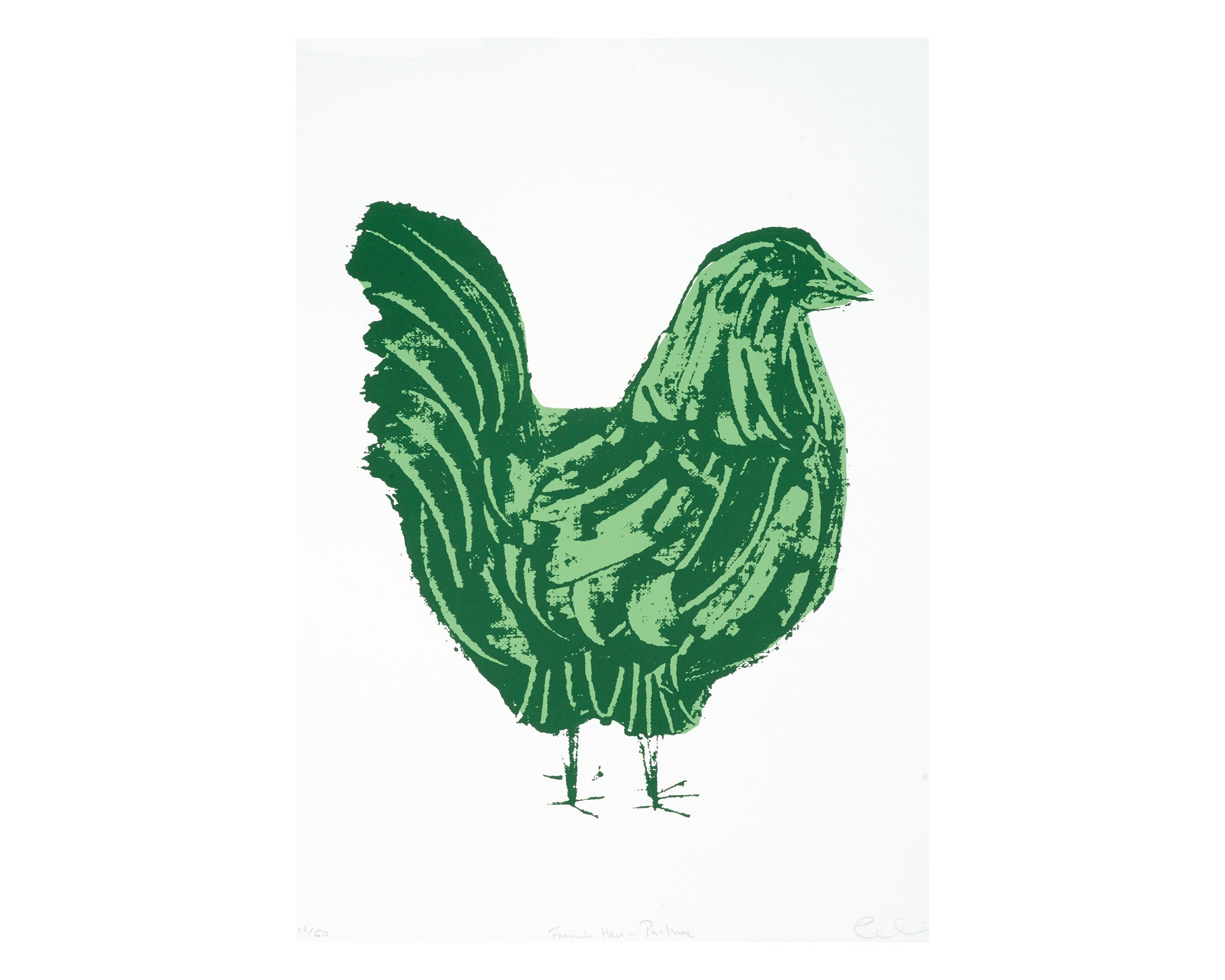 French Hen Print  | Pasture