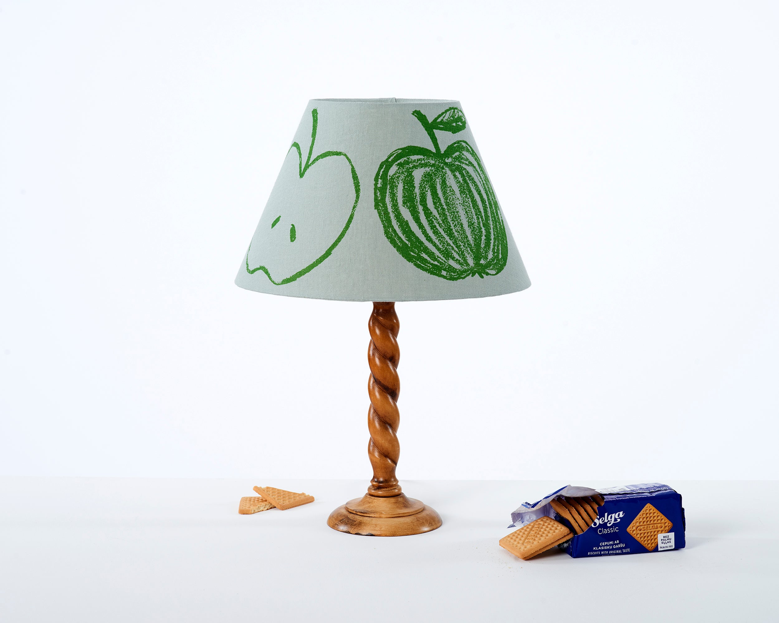 A is for Apple Lampshade | Aquamarine