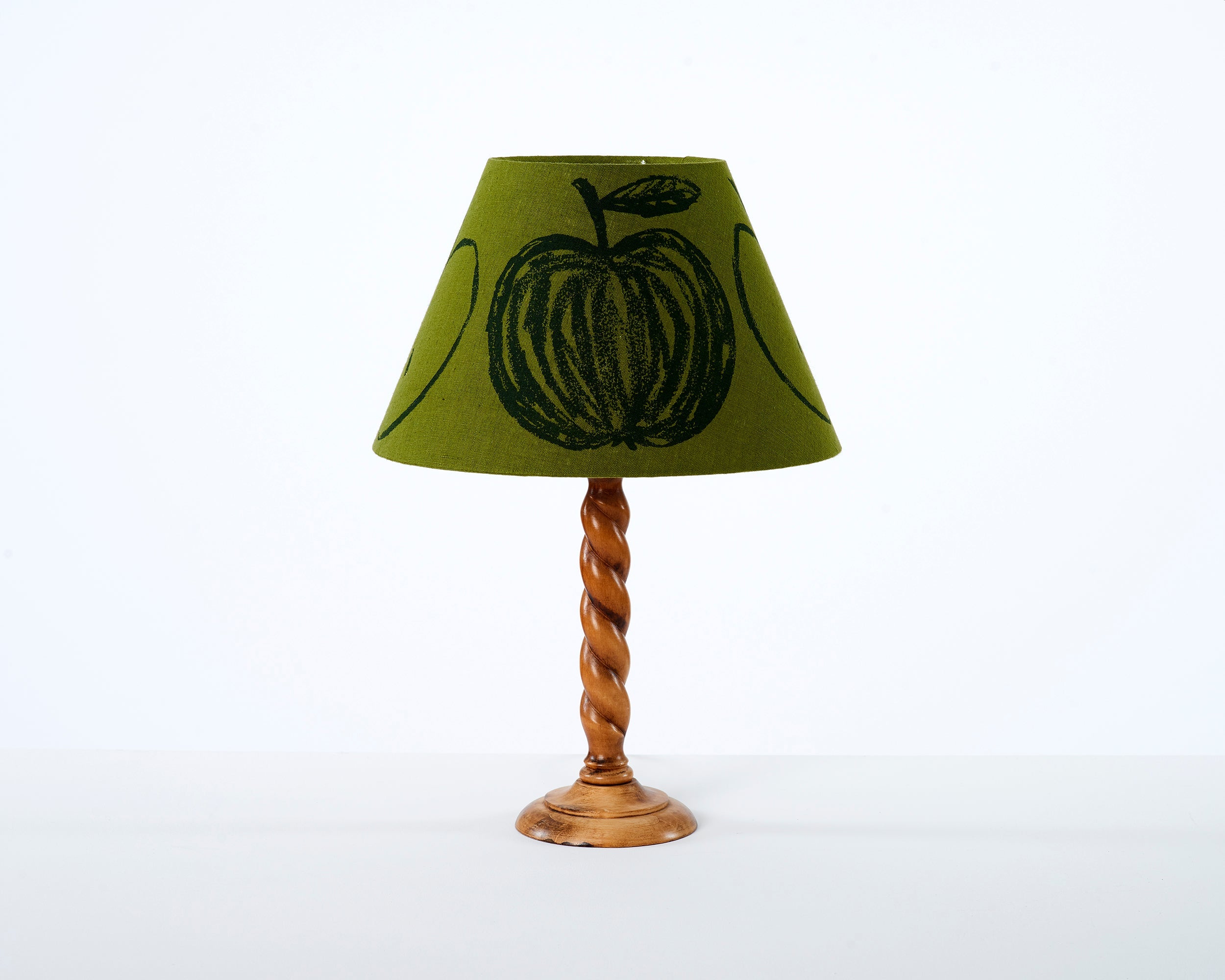 A is for Apple Lampshade | Hunter Green