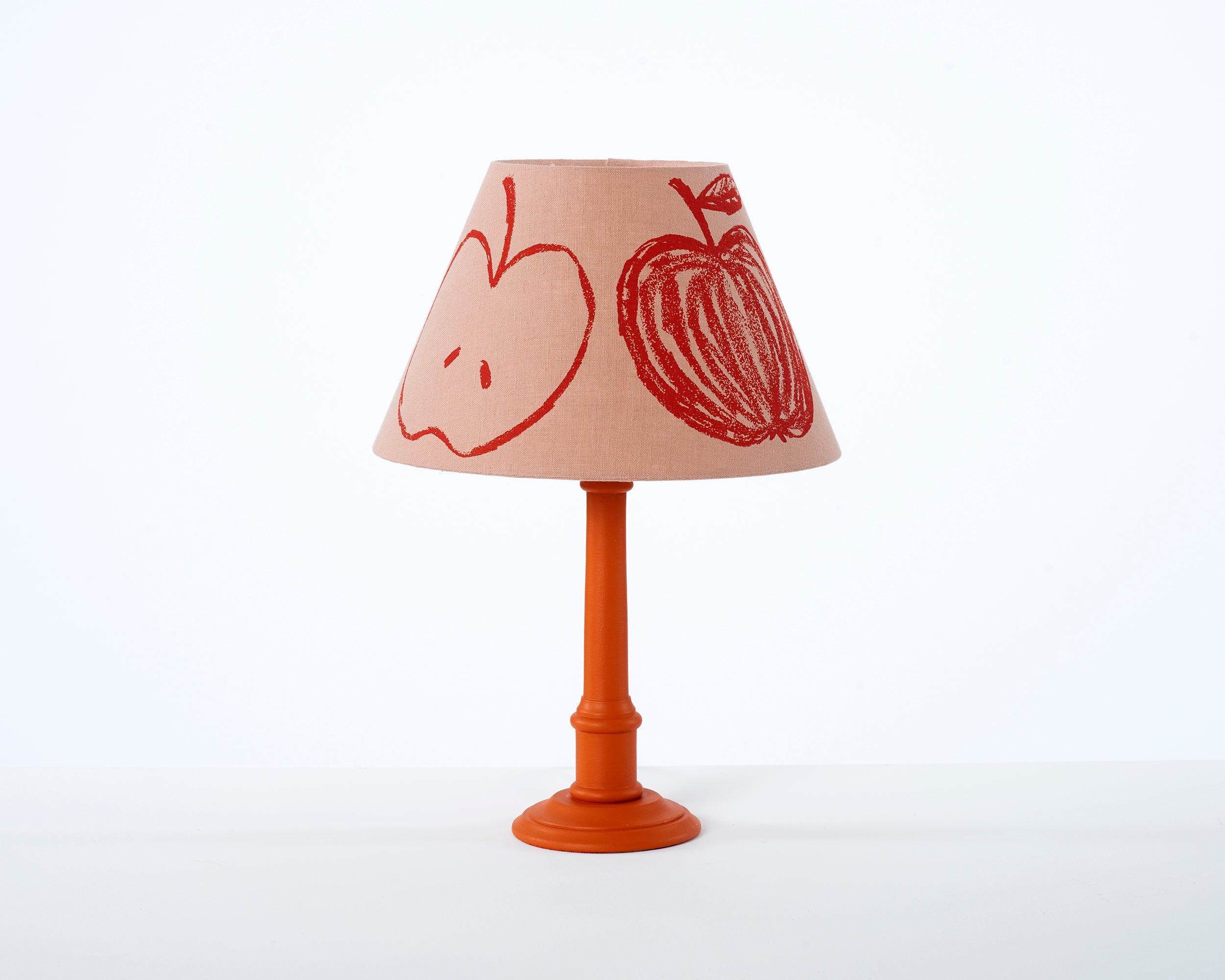 A is for Apple Lampshade | Pink