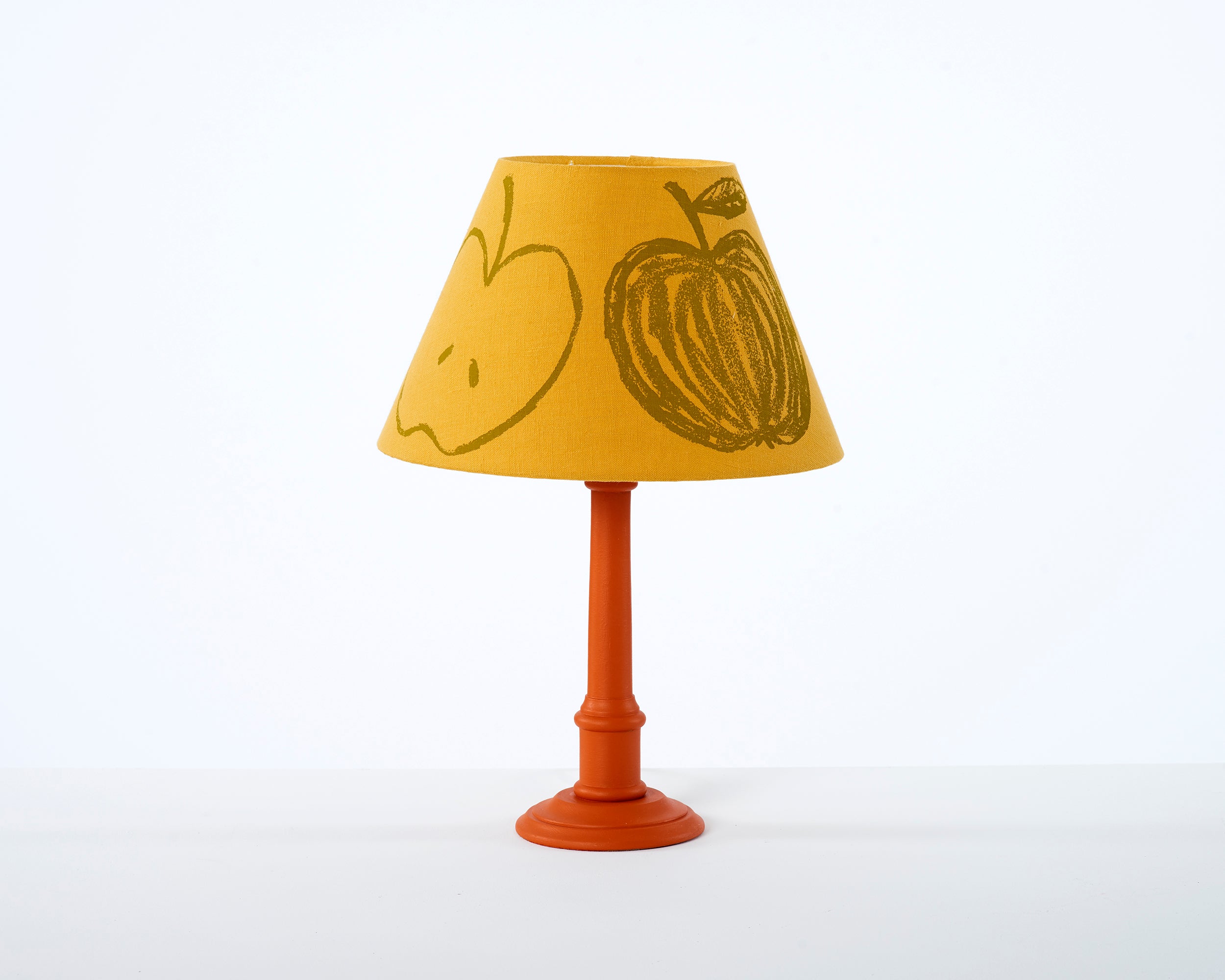 A is for Apple Lampshade | Yellow