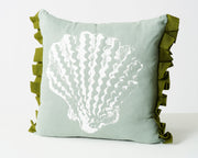 Single Pilgrim Cushion | Aqua