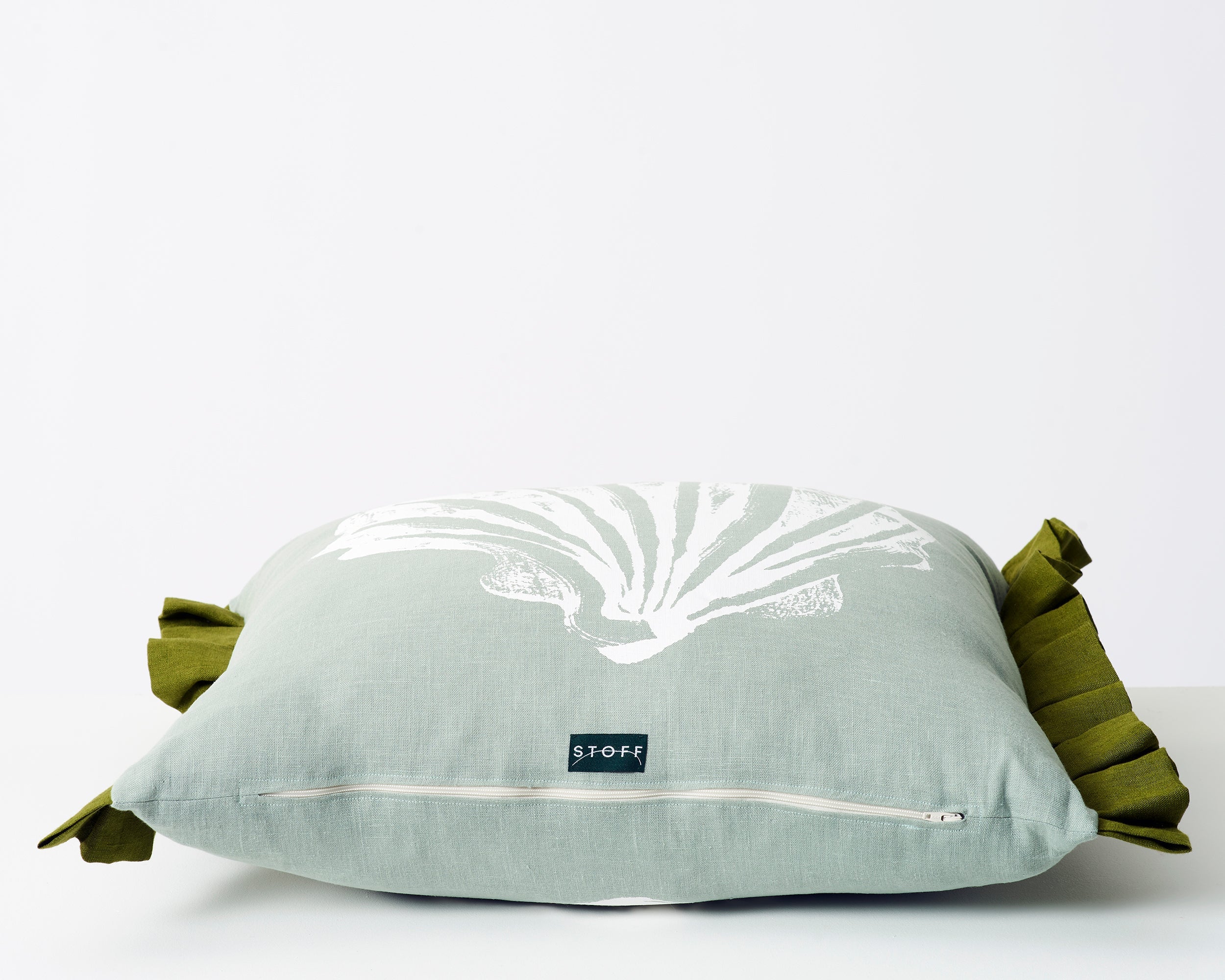 Single Pilgrim Cushion | Aqua