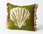 Single Pilgrim Cushion | Olive