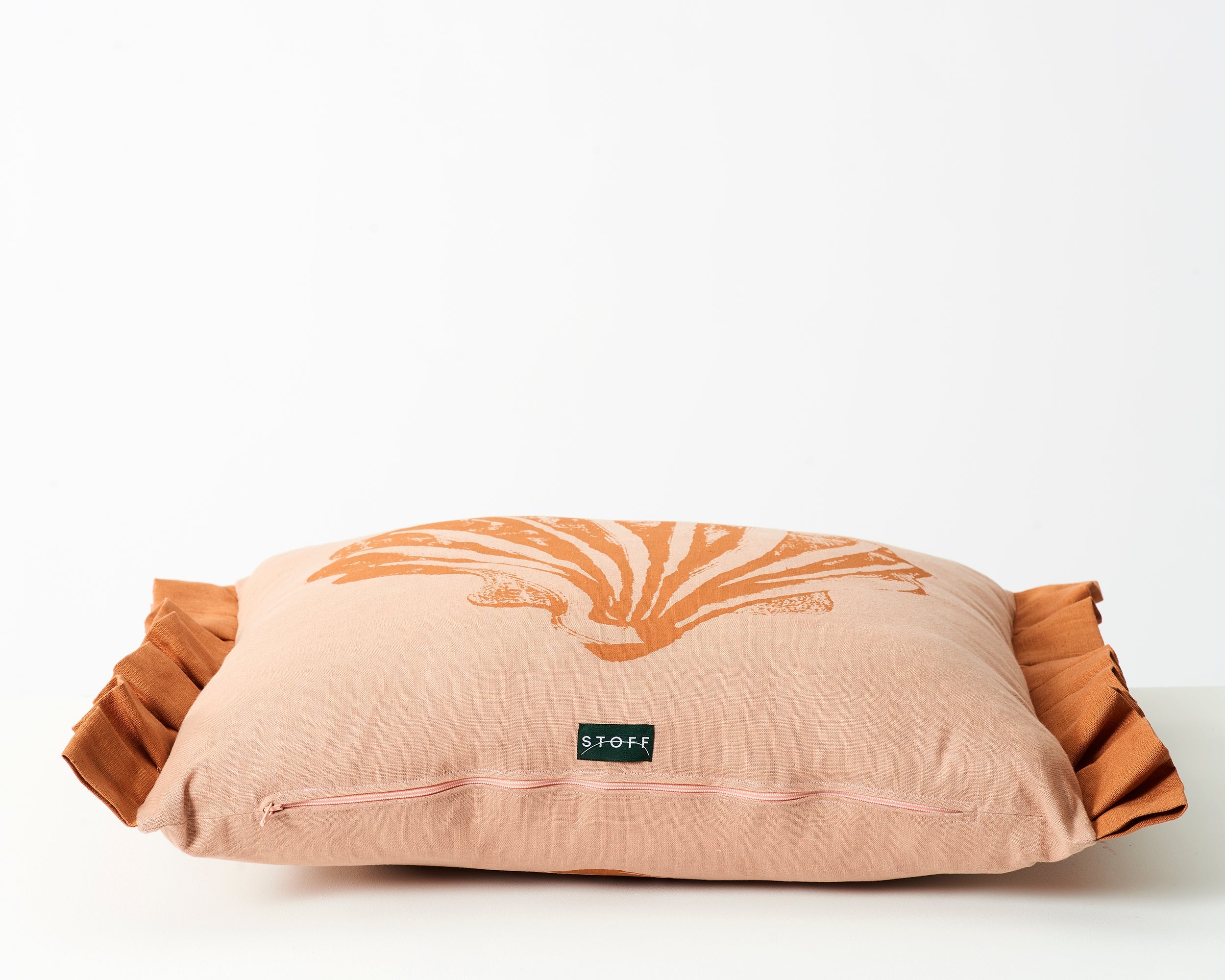 Single Pilgrim Cushion | Plaster Pink