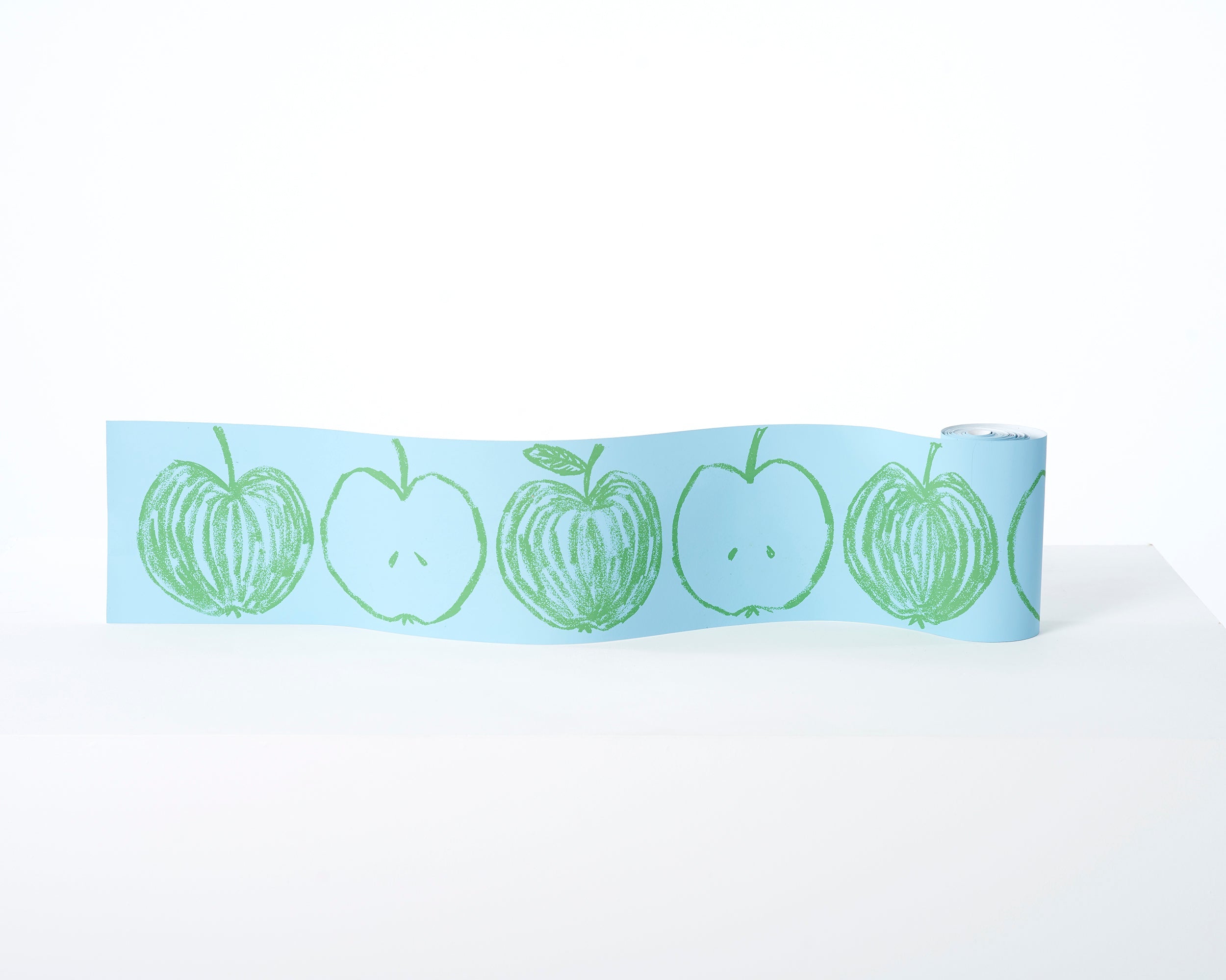 A is for Apple Border | Blue Green