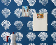Pilgrim Wallpaper | Sea Blue