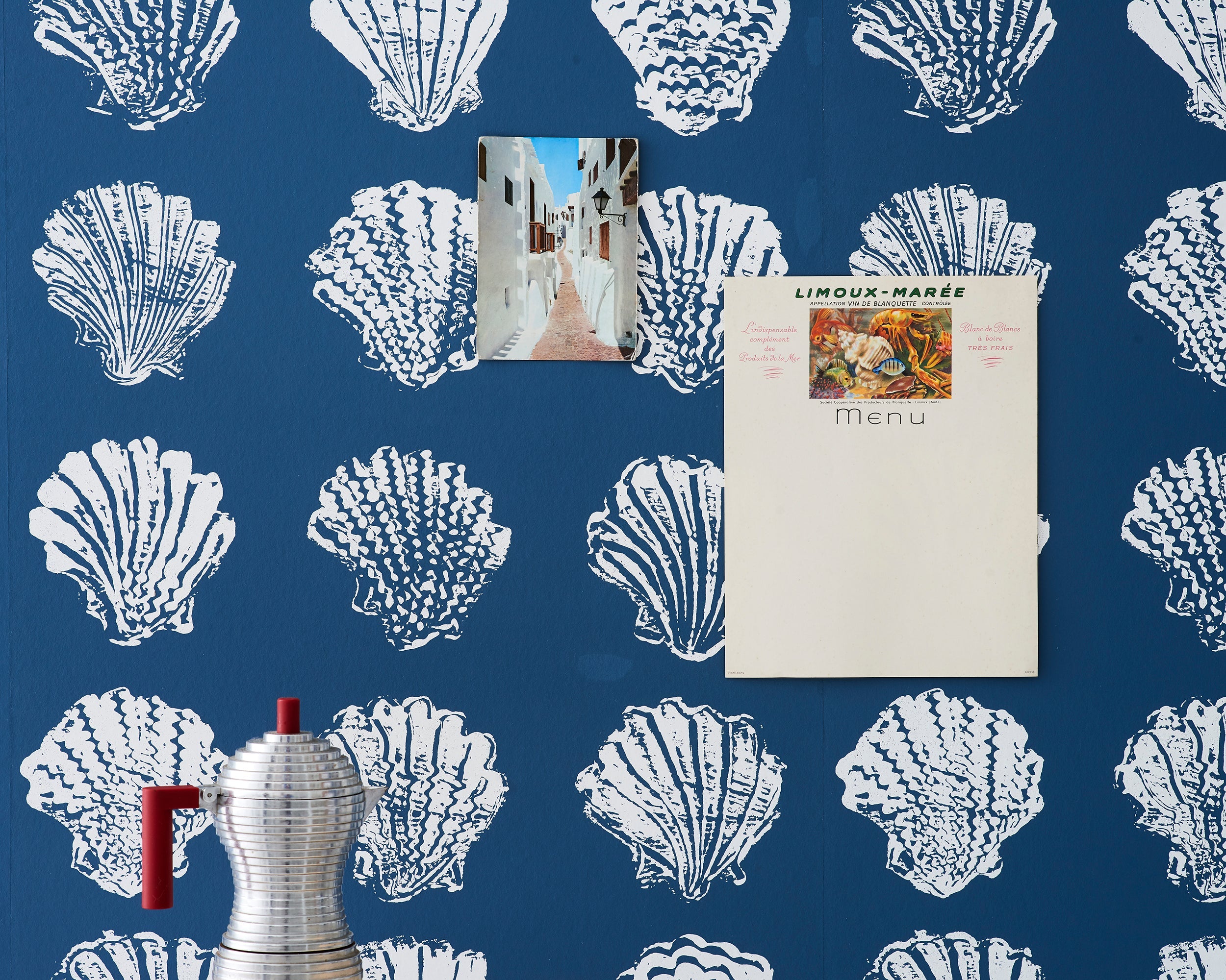 Pilgrim Wallpaper | Sea Blue