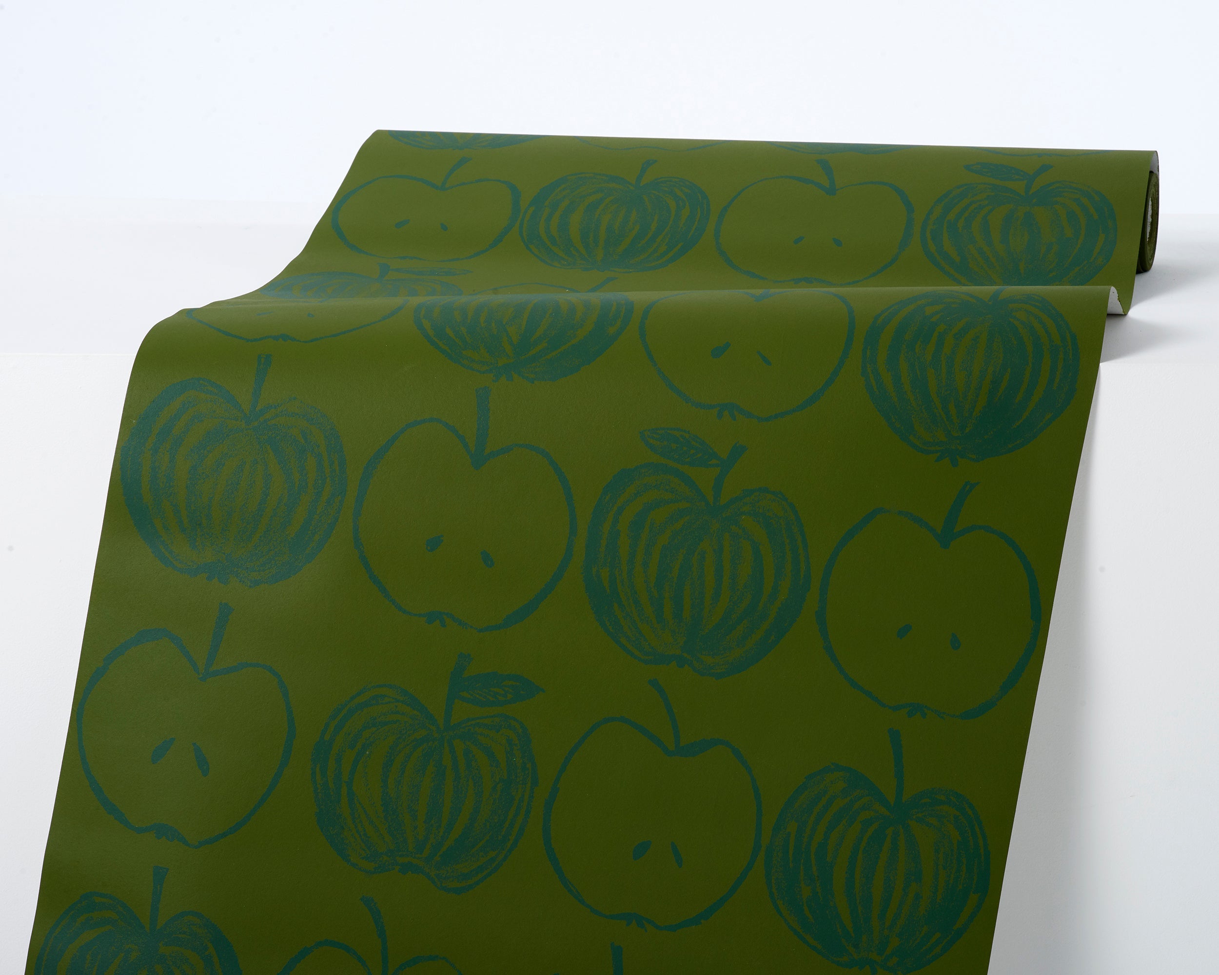 A is for Apple Wallpaper | Hunter Green