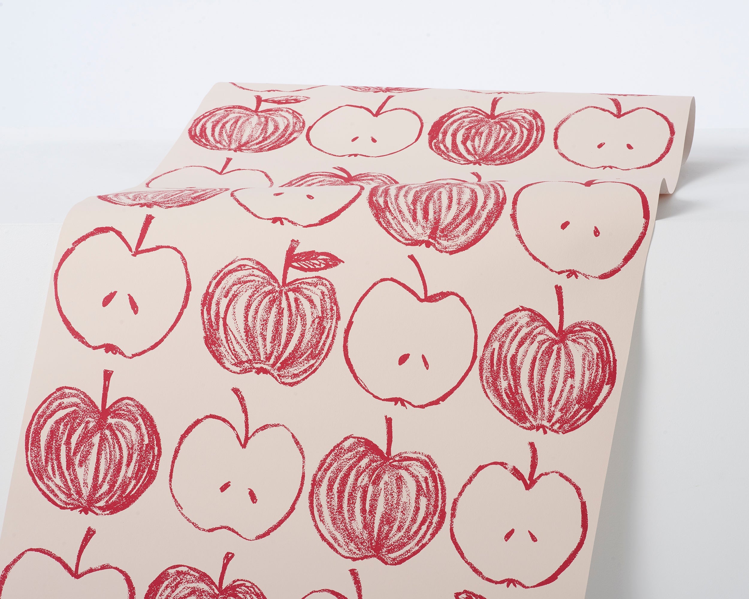 A is for Apple Wallpaper | Pink